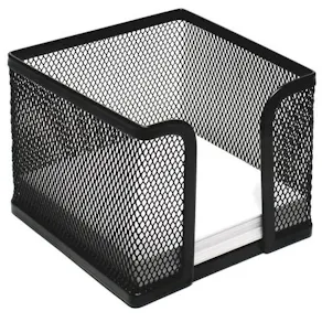 Blockask Nät Svart, metall, 10x10cm