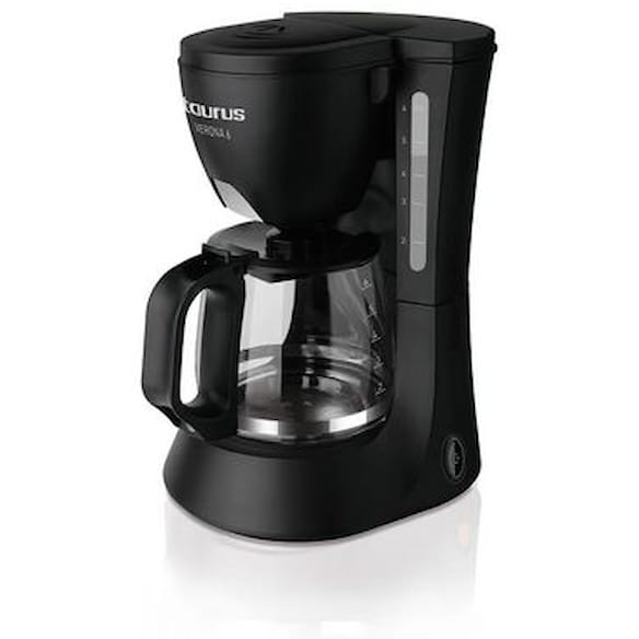 Kaffebryggare TAURUS 6 koppar svart
