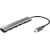 USB-C hub Trust Halyx, 4-poorten, USB 3.2, zilver