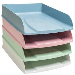 Brevkorg Autentik sort pastell 4/fp