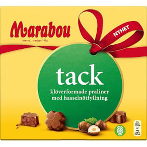 Choklad MARABOU Tack Hazelnut 110g