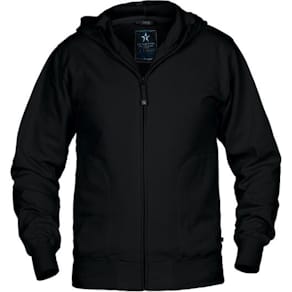 Hoodie zip TEXSTAR HC03 svart S