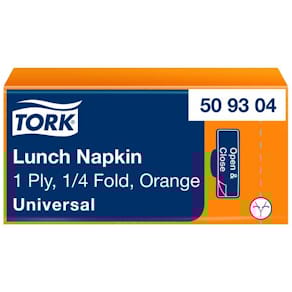 Servett TORK Lunch 1-lags orange 500/fp