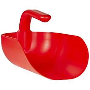 Håndskovl Vikan ergonomisk, rød 150 x 270 mm