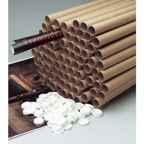 Papptub, 740x50mm, 80st