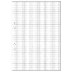 Lösblad A4, hålat, rutat hög, 500/fp