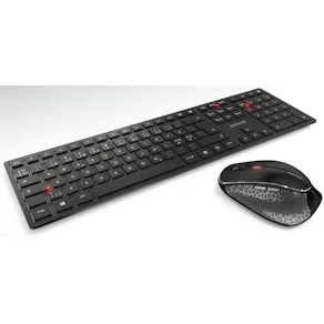 Cherry DW 9500 Slim Wireless Desktop, Svart/Grå