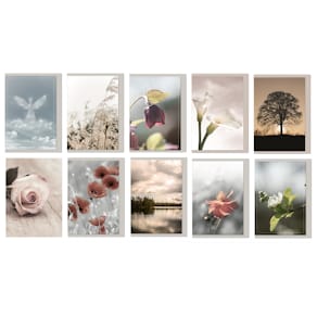 Trauerkarte KOMMA³, sortiert, 40er Box, mit Textvorschlägen