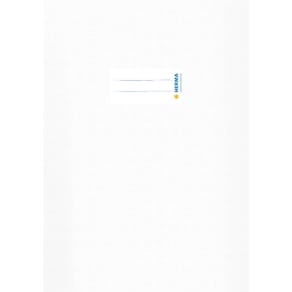 Heftschoner HERMA, A4, weiß, mit Beschriftungsetikett