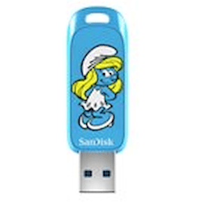 SanDisk Smurfs - Smurfette Edition USB flash-enhet - 256 GB