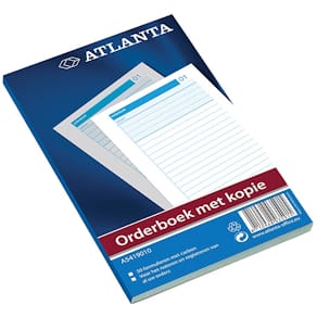 Orderboek Atlanta by Jalema, 50 x 2 vel, ft 18,5 x 11 cm, 1 vel