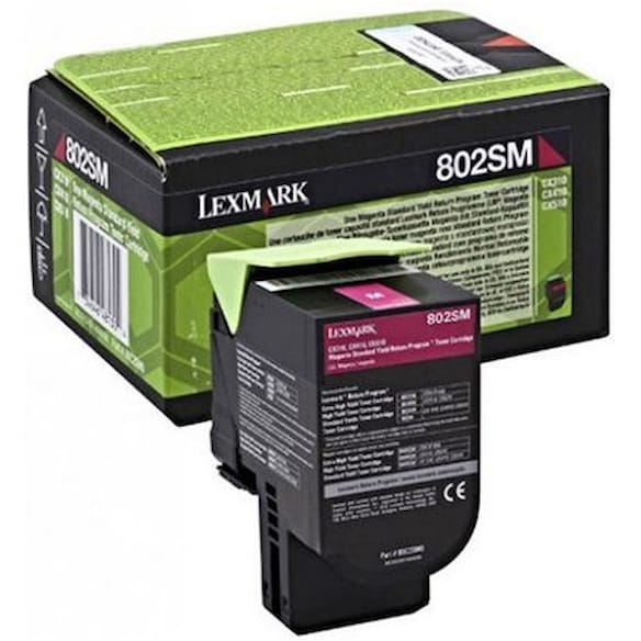 Toner Lexmark CX310dn 80C2SME rød