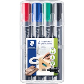 Whiteboardmarker Staedtler Lumocolor 352, 2 mm, assorteret, 4 stk