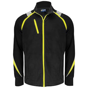 Fleecejacka PROJOB 2328 svart/gul XS