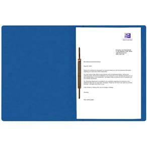 Schnellhefter Oxford TOP FILE+, A4, Karton, blau