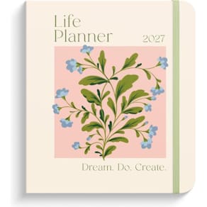 Life Planner Delicate Flowers 2027