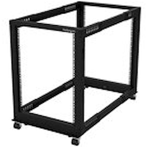 StarTech.com 15U 19-tums öppet serverrack - 4 stolpar justerbart
