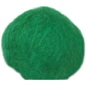 Kardad ull 250g grön