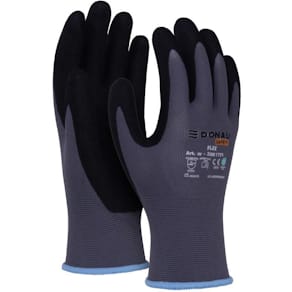 Veiligheidshandschoenen Donau Safety Flex, grijs, L, maat 9
