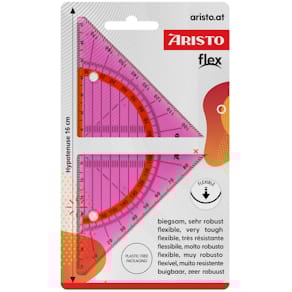 Geometriedreieck Aristo Flex, Neon pink