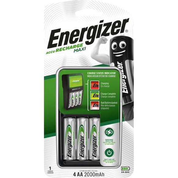 Batterilader ENERGIZER Maxi + AA (4)