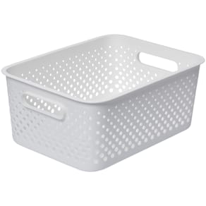 Opbevaringsboks Essence L 36,5x27x15 cm Hvid