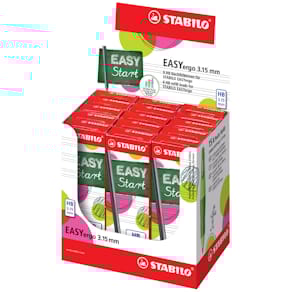 Nachfüllminen STABILO EASYergo 3.15, HB, 3,15 mm, 6 Stück