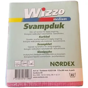 Disktrasa Wizzo Clean M, sorterade färger, 4/fp