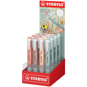 Textmarker STABILO swing cool NatureCOLORS, 1–4 mm, sortiert