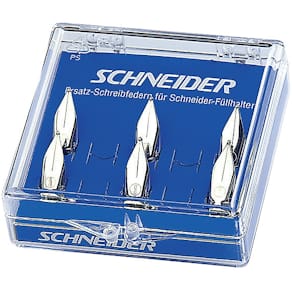 Ersatzfeder Schneider Base Kid+, A, Edelstahl, 6er Schachtel mit 