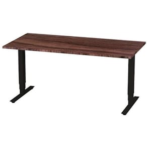 Bord höj/sänk Pro 1600x800 valnöt/svart