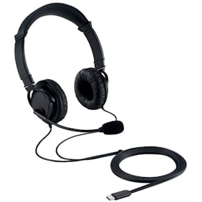 Kopfhörer Kensington, HiFi, USB-C, schwarz