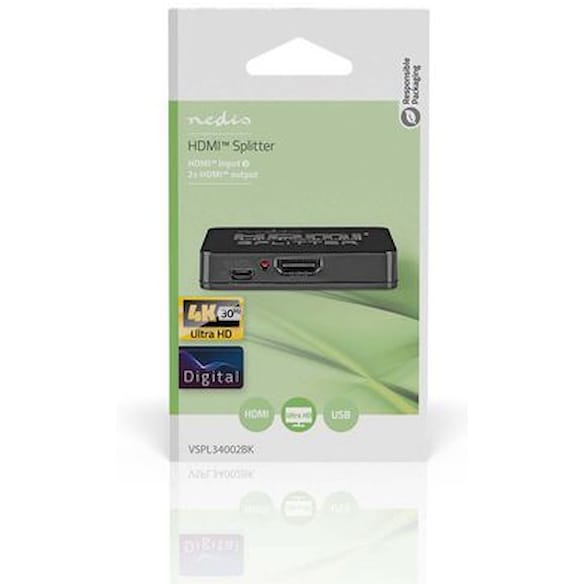 Hub nedis HDMI Splitter 2 port