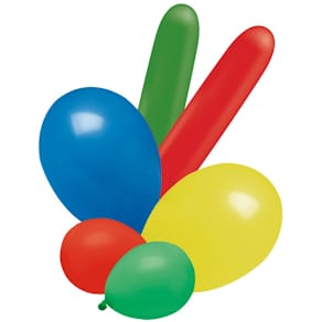 Luftballons TIB, 100 Stück, sortiert