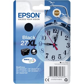 Inktcartridge Epson 27XL, 1.100 pagina's, OEM C13T27114012, zwart