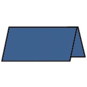 Tischkarte Rössler Paperado, 10 x 10 cm, jeans