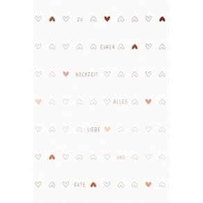 Hochzeitskarte SKORPION, geprägt