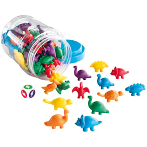 Räkna sortera Dinosaurier 60 st