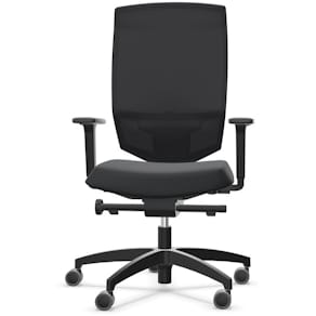 Bürodrehstuhl Dauphin Adjust Evo Mesh, schwarz, AL