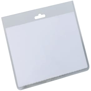 Namensschild Durable, 20 St., transparent