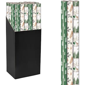 Geschenkpapier Kerst Luxe, 70 cm x 2 m, geassorteerde kleuren