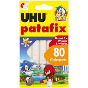 Klebepads UHU Patafix, 80 Stück, 1 kg, weiß
