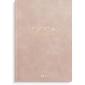 Dagbok GRIEG Libra Colore 2026 rosa