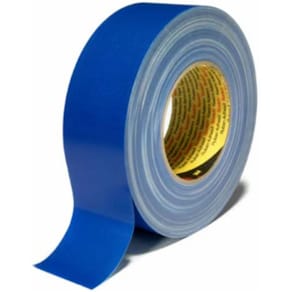 Tejp Textil Plastbelagd Blå, 50mm x 50m
