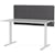 Bordsskärm Selma 2000 x 650 mm Mörkgrå