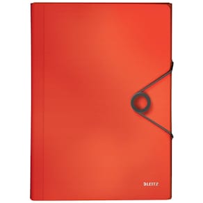 Fächermappe Leitz Solid, A4, PP, hellrot