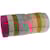 Ticketrollen, geassorteerde kleuren, 1.000 stuks, 65 x 30 mm, genummerd