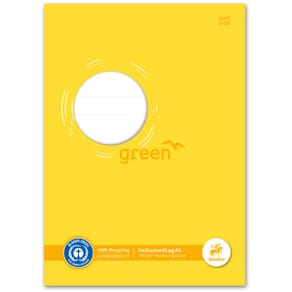 Heftschoner STAUFEN GREEN, A4, 150g, gelb, Recyclingpapier