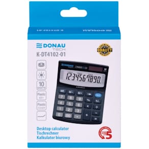 Tischrechner Donau TECH K-DT4102-01, 10-stellig, schwarz
