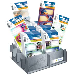 Schuletiketten HERMA, sortiert, Motiv Schmetterling